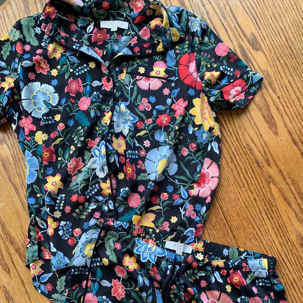 Floral pajama set
